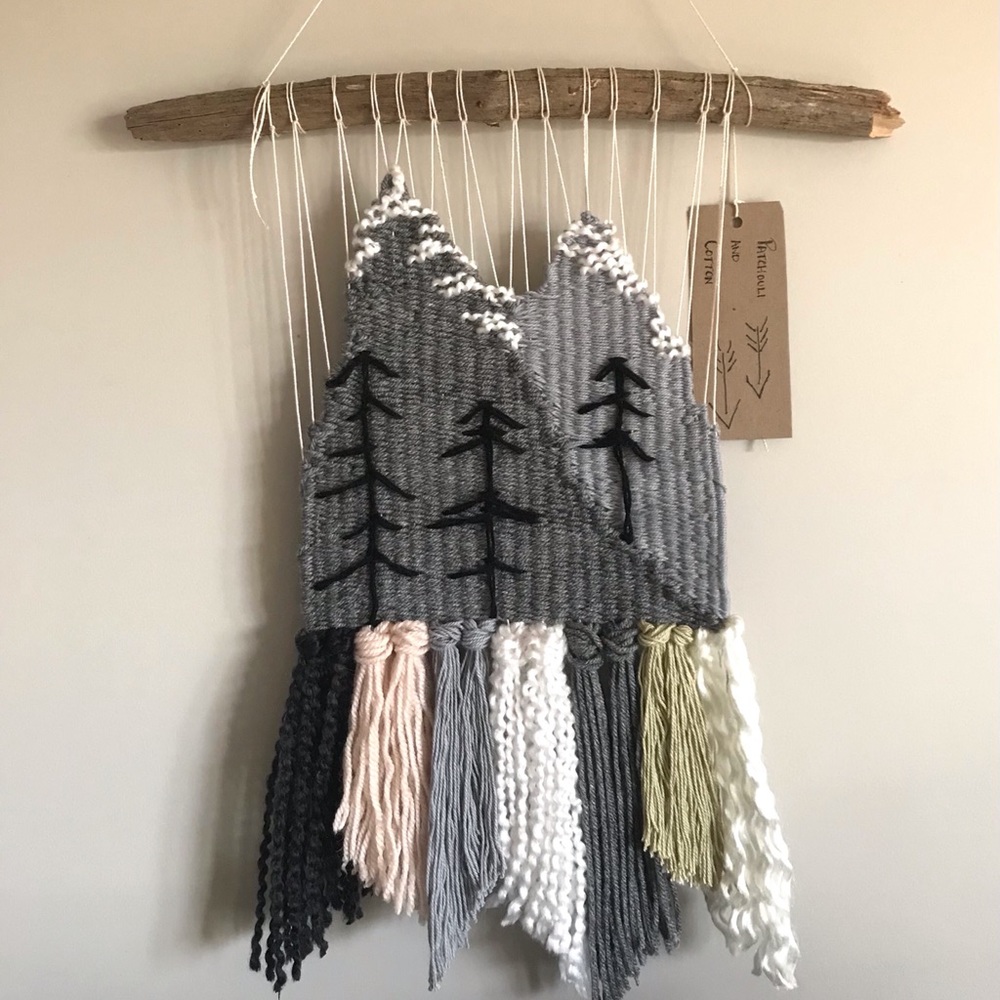Boho Woven Fiber Wall Art